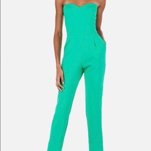 Express aqua jumpsuit